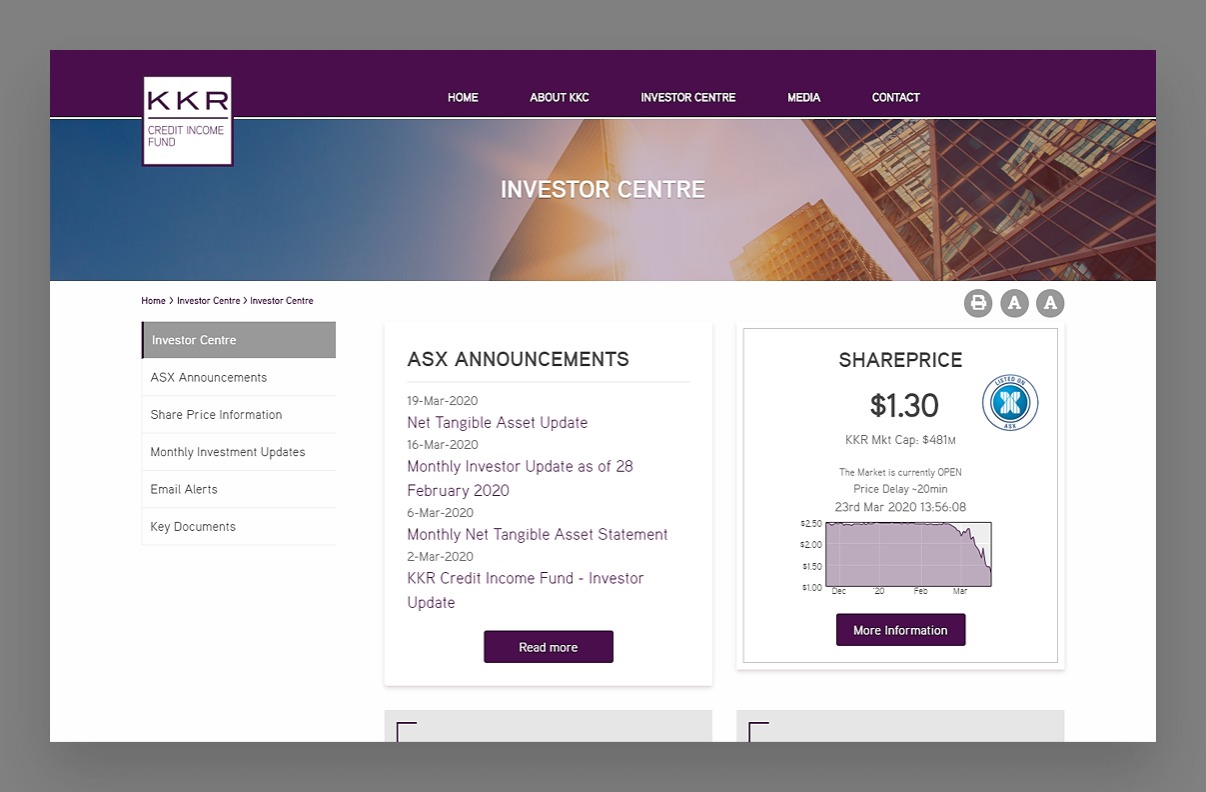 KKR Investor Centre